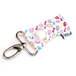 Lippy Clip Chapstick Holder Keychain Paws Bones